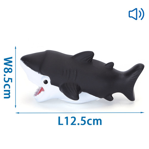 Dog vinyl toy shark 12 - -,