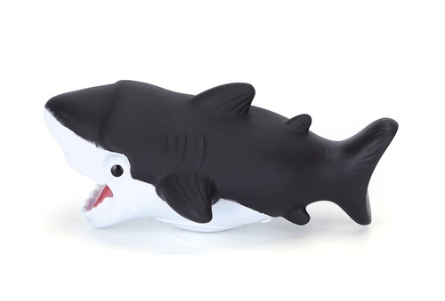 Dog toy vinyl - shark, 12.5cm