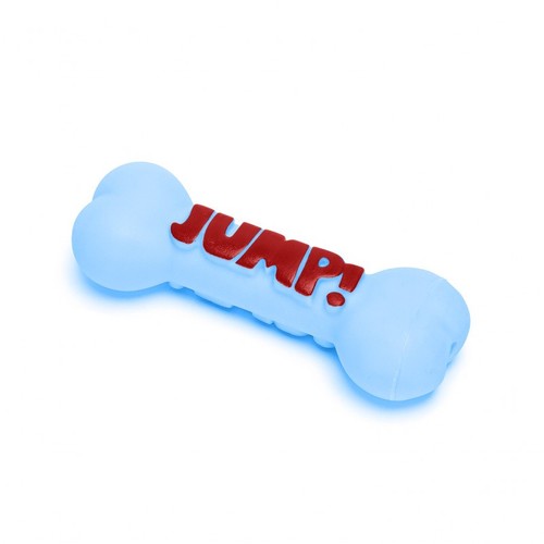 Dog toy vinyl jump bone - jump,