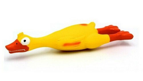 Dog latex duck toy 24cm - toy,